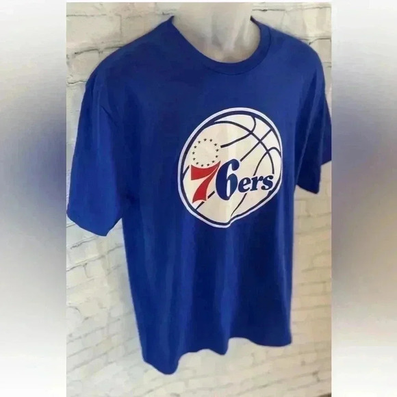 NEW Fanatics Men’s Philadelphia 76ers Joel Embiid #21 Jersey T Shirt Size L NBA - Picture 4 of 15